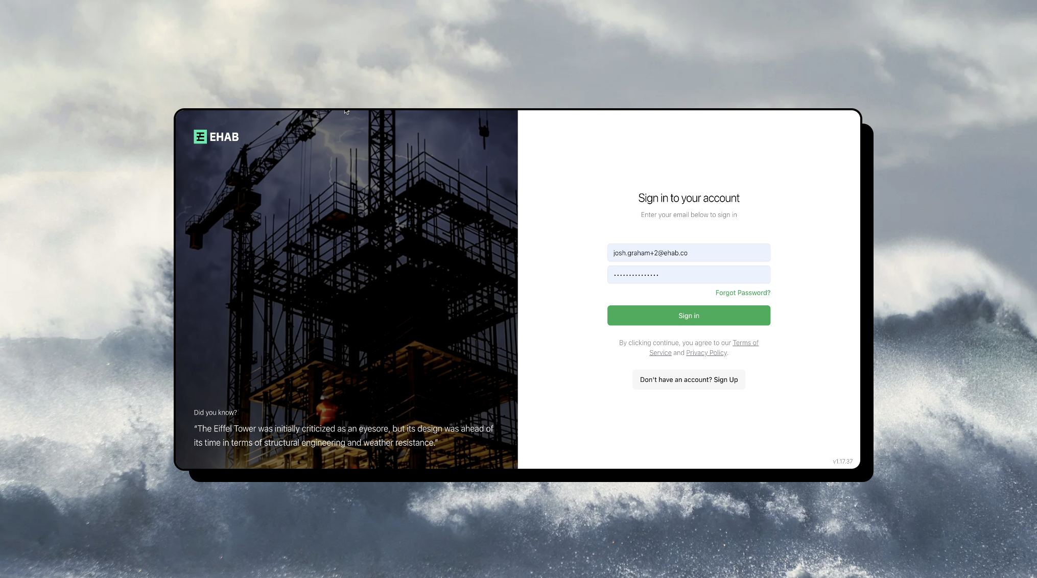 EHAB Launches WeatherWise Platform at Digital Construction Week