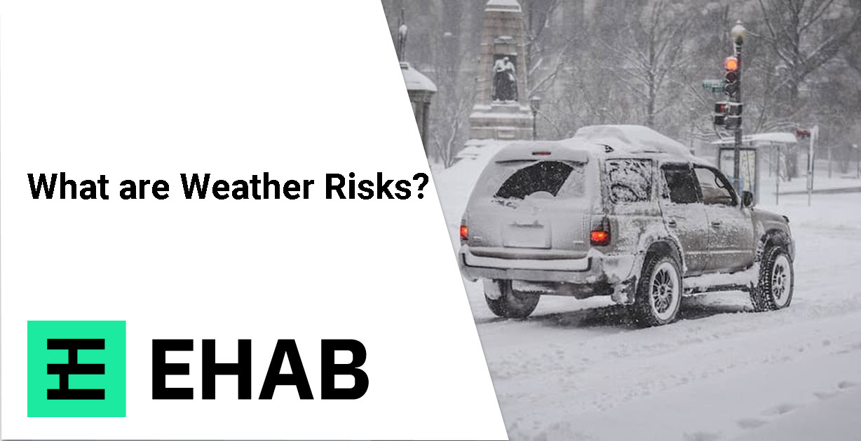 What are weather risks?
